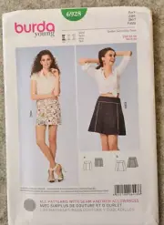 Burda 6928 Misses Mini Skirts Young Sewing Pattern Sizes 6-20 Uncut/FF