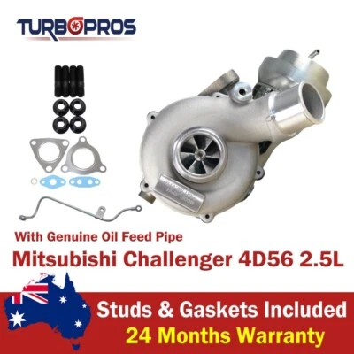 Premium Billet Turbo Charger+Oil Feed Pipe For Mitsubishi Challenger 4D56 2.5L (for: Mitsubishi)