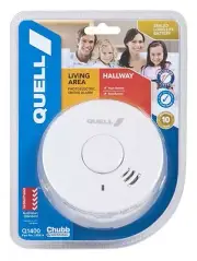 QUELL LIVING AREA/HALLWAY PHOTOELECTRIC SMOKE ALARM 10 YEARS WARRANTY Q1400