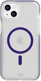 Tech21 Evo Crystal with MagSafe Phone Case for iPhone 15 Plus, Amethyst