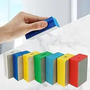 7Pcs Diamond Hand Polishing Pads Set 60/100/200/400/800/1500/3000 Grit Wet Dry Diamond Sanding Block Sponge Backing Reusable Sanding Block Kit Diamond Sanding Pads for Stone Glass Tile Metal ZJMCAJY