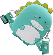 [Healvian] 1pc Fashion Silicone Children's Crossbody Bag 3D Dinosaurs Coin Purse Change Purse Storage Pouch Boys/Girls Bag