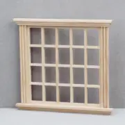 1:12 Dollhouse Window Frame Model Dollhouse Mini Square Windows Furniture Dec$k