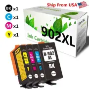 4PK HP 902 Ink Cartridge Office Jet Pro 6954 Pro 6968 Printer