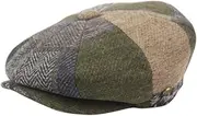 [EPOCH] Men's Classic 8 Panel Wool Blend Newsboy Snap Brim Collection Hat