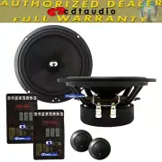 CDT AUDIO ES-620 EUROSPORT 6.5" 2-WAY COMPONENT SPEAKERS CROSSOVERS TWEETERS NEW