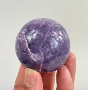 Lepidolite Crystal Sphere High Grade S149