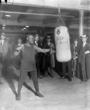 Joe Walcott Trains At St Nicholas Gymnasium 1920S Old Boxing Photo