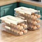 Egg Storage Box Transparent Keep Tidy Refrigerator Side Door Drawer Type Egg