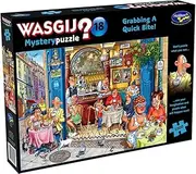 Holdson Wasgij 18 Mystery Grabbing A Quick Bite Jigsaw Puzzle (1000 Pieces)