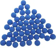 LRXIYODE Baseball Party Supplies 50pcs Eva Soft Foam Bouncy Balls Mini Baseball Play Balls Set