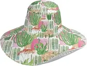 [MNSRUU] Wide Brim Hats Women Butterfly Sun Hat Packable Sun Visors Summer Beach Hat for UV Protection