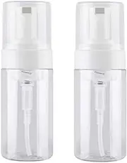 2 Pieces Clear Foamer Liquid Soap Pump Bottle Travel Foaming Soap Dispenser (Style 1, 14.2 * 4.7CM)