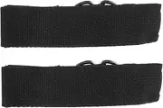 KITANDOVE Reusable Yoga Straps 2pcs Elastic Bands for Stretching Workout Accessories for Beginners Advanced Yogis