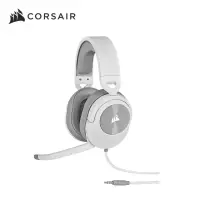 在飛比找momo購物網優惠-【CORSAIR 海盜船】HS55-白 電競耳機麥克風