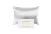 Royal Comfort Pure Silk Pillowcase Single Pack Pillow Case 51x76cm Silver