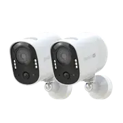 Xtreem4K Wireless Security Camera 2 Pack with 2-Way Talk, Siren & Heat + Motion Detection