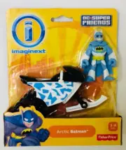 Fisher Price Imaginext DC Super Friends Arctic Batman & Motorcycle Figure Toy