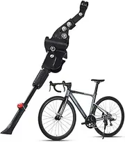 Cycling Kick Stand - Alloy Foldable Rear Side Cycle Kick Stand,Adjustable Aluminum Alloy Replacement Parts Foldable Cycling Accessories for Mountain Road Outdoor