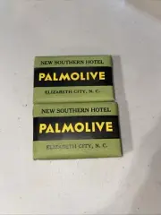 2 Vintage Palmolive Hotel Soaps, New Southern Hotel Elizabeth City NC NOS