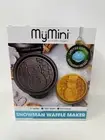 Nostalgia MyMini Limited Edition Snowman Waffle Maker Non-Stick Easy Clean New!