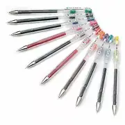 Pilot G-Tec-C4 Microtip / Ultra Fine 0.4 Gel Rollerball Pens - Pack of 3