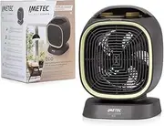 Imetec Silent Power Eco Silent Thermal Fan with Eco Technology, 2100 W, with Antivirus Function, Adjustable Temperature, 4 Stands Camera Thermostat