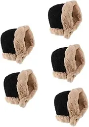 [TENDYCOCO] Baotou Plush Hat Neckerchief Hunting Gear Cap Scarf Hat Scarf Two in One Warm Women Ear Protection Hats Fuzzy Hat Cold Weather Hats for Women Polyester