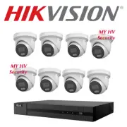 Hikvision HiLook 3,4,6,8,12,16 IPC-T262H-MU 6MP Built in Mic Audio NVR Kit AUS
