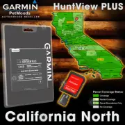 Garmin HuntView PLUS Map CALIFORNIA NORTH - MicroSD Birdseye Satellite Imagery