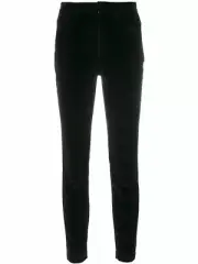 Dolce & Gabbana Black Velvet Trousers Sz 46 / US 10 Farfetch NWT $545 SOLD OUT