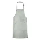 Kitchen Cooking Aprons Adjustable Long Ties Chef Apron with 2 Pockets Grey