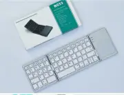 Mini Foldable Wireless Bluetooth Keyboard w/ Touchpad For PC Smartphone Table