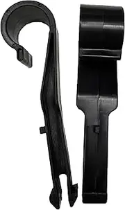 AirClub Storage Basket Hook – Replacement Attachment Organizer, Black, 2 Pack