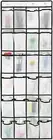 Fishoon over the Door Shoe Organizer 24 Large Mesh Pockets Hanging Shoe Storage