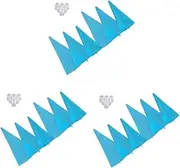UPKOCH 3sets Silicone Pastry Bags Set Reusable Icing Piping Tools Tips for Cake Decorating 6pcs*3