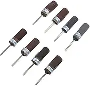 Generic 1 Set Shank Sandpaper Sticks Sanding Rolls Wheels for Electric Grinders Durable Polishing Grinding Tool for DIY Projects Home Repairs Compatibility