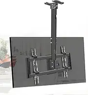 Adjustable Ceiling TV Mount Bracket - Ceiling TV Mount, Tilt and Rotatable TV Stand, Fits 39-85inch TVs, Max VESA 600x400mm, with Loading 176 Lbs