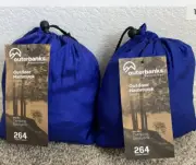 Hammocks Single Person Blue Nylon 108”x 55”(2) Camping
