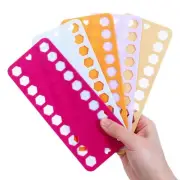 5 Pcs Cross Stitch Thread Holder Storage Tool, Embroidery Floss Organizer Pla...