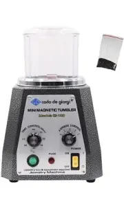 KT-100 Magnetic Tumbler Jewelry Polisher Machine 100mm Time Control 110V 4 Speed