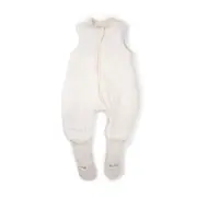 Baby Studio Infant Soft Sleeveless Sleep Bag w/Legs Oatmeal/GRN Cotton 2.5 Tog M