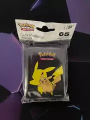 Pokemon TCG: Deck Protector Sleeves Pikachu (65 Pack) - FACTORY SEALED!