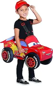 Spirit Halloween Toddler Cars Lightning McQueen Ride-Along Costume
