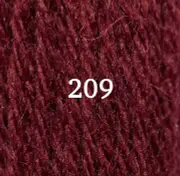 Appleton Tapestry Wool - 11 Yd Skein - Flame Red Color 209
