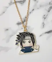 Cute Sasuke Uchiha Kawaii Geek Funny girls gift Anime geekery Necklace jewelry