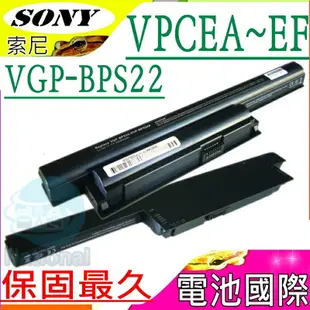 SONY 電池-索尼 VGP-BPS22A，VPC-EC15FG，VPC-EC25FD，EC2E9E，VPC-EC2M1E，VPC-EE2S1E，VPC-EF2S1E，VGP-BPS22，VPC-EB1AFJ，VPC-EB1AGG，VPC-EB1AGJ，VPC-EB1AHJ，VPC-EB1AVJ，VPC-EB1E0E，VPC-EB1E1E，VPC-EB1E1E/WI，VPC-EB1E9J，VPC-EB1E9J/BJ，VPC-EB1J，VPC-EB1J1E，VPC-EB1J1E/WI