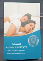 1) Anti Snore Silicone Nose Clip Magnetic Sleeping Aid Night Stop Snoring Device