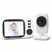 Video Baby Monitor 2.4G Wireless with 3.2 Inches LCD Two Way Audio Talk Night Vi