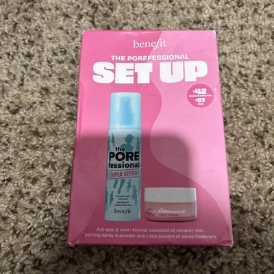 Benefit Cosmetics The POREfessional Set Up Setting Spray & Powder Duo